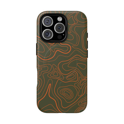 K-Factor Supply Co Hunter Topo Tough Magnetic iPhone Case iPhone 16 Pro