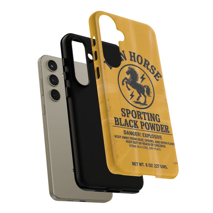 K-Factor Supply Co Iron Horse Black Powder Tough Android Case