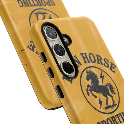 K-Factor Supply Co Iron Horse Black Powder Tough Android Case