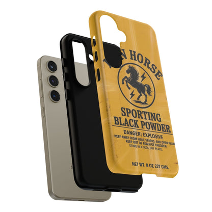 K-Factor Supply Co Iron Horse Black Powder Tough Android Case