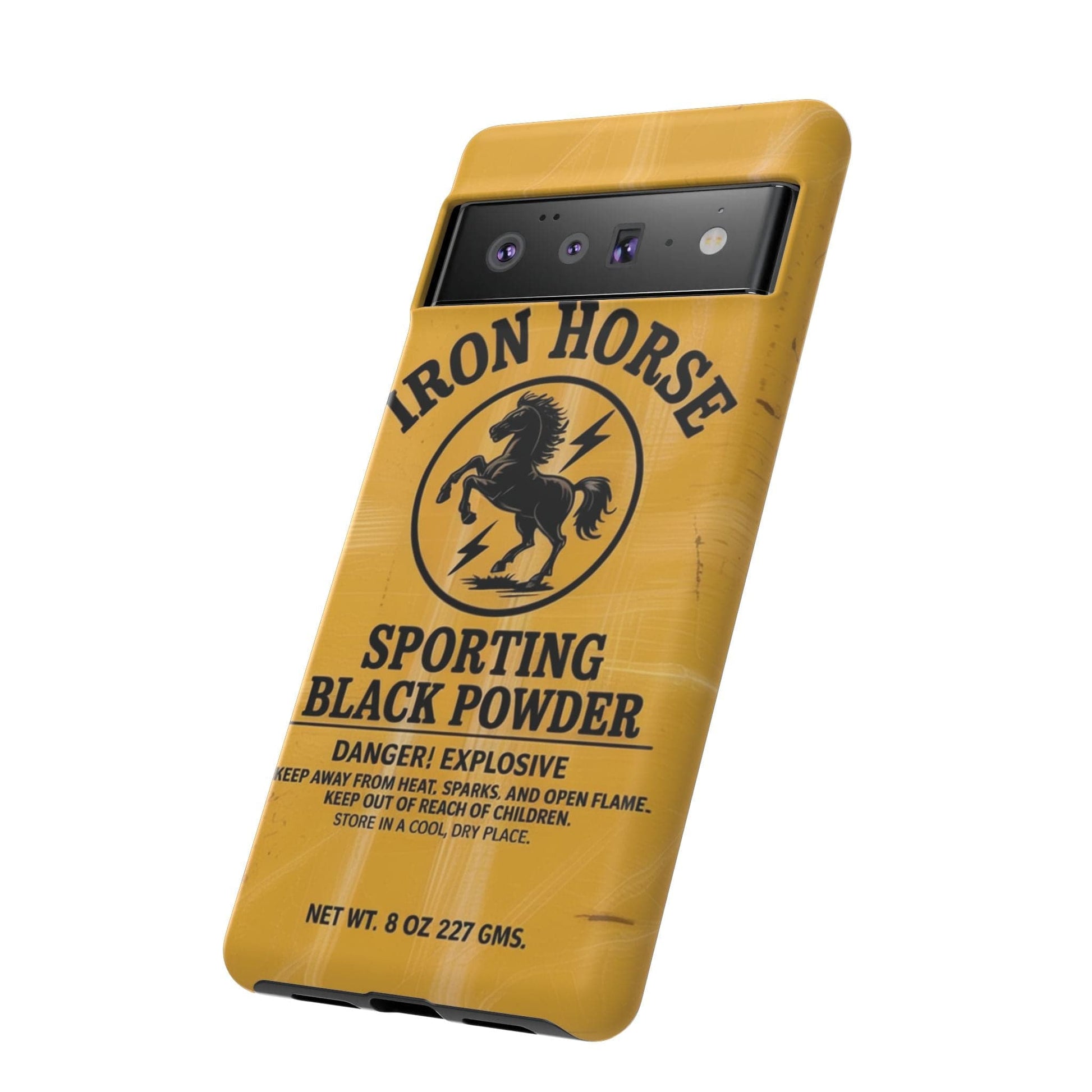 K-Factor Supply Co Iron Horse Black Powder Tough Android Case