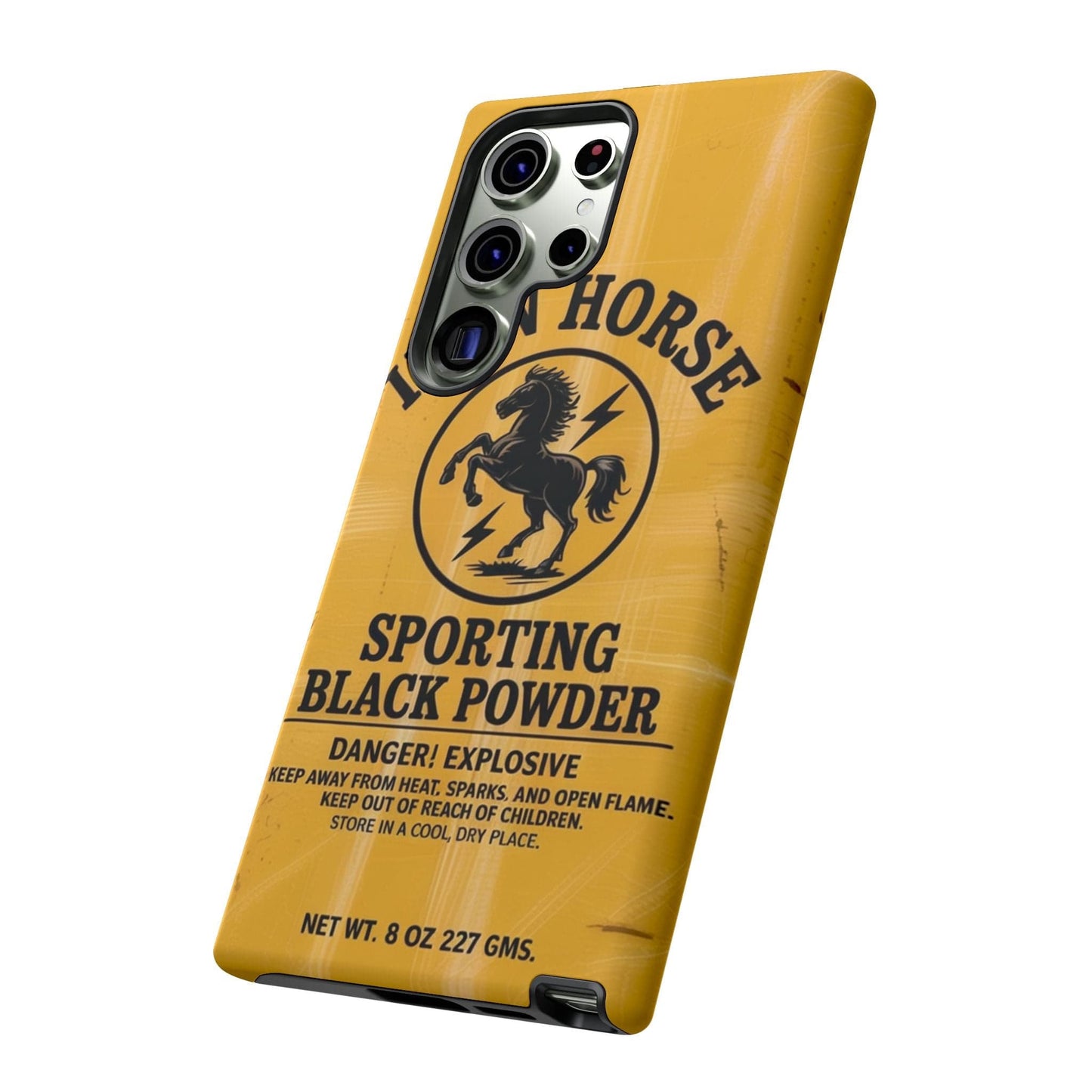 K-Factor Supply Co Iron Horse Black Powder Tough Android Case