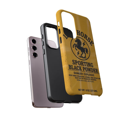K-Factor Supply Co Iron Horse Black Powder Tough Android Case