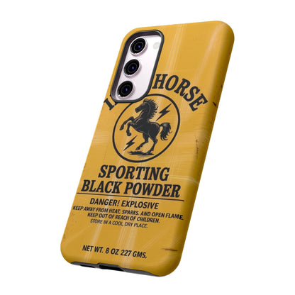 K-Factor Supply Co Iron Horse Black Powder Tough Android Case