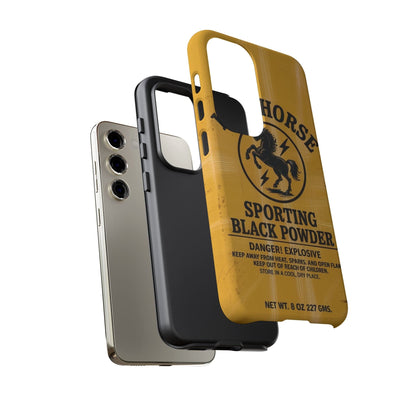 K-Factor Supply Co Iron Horse Black Powder Tough Android Case