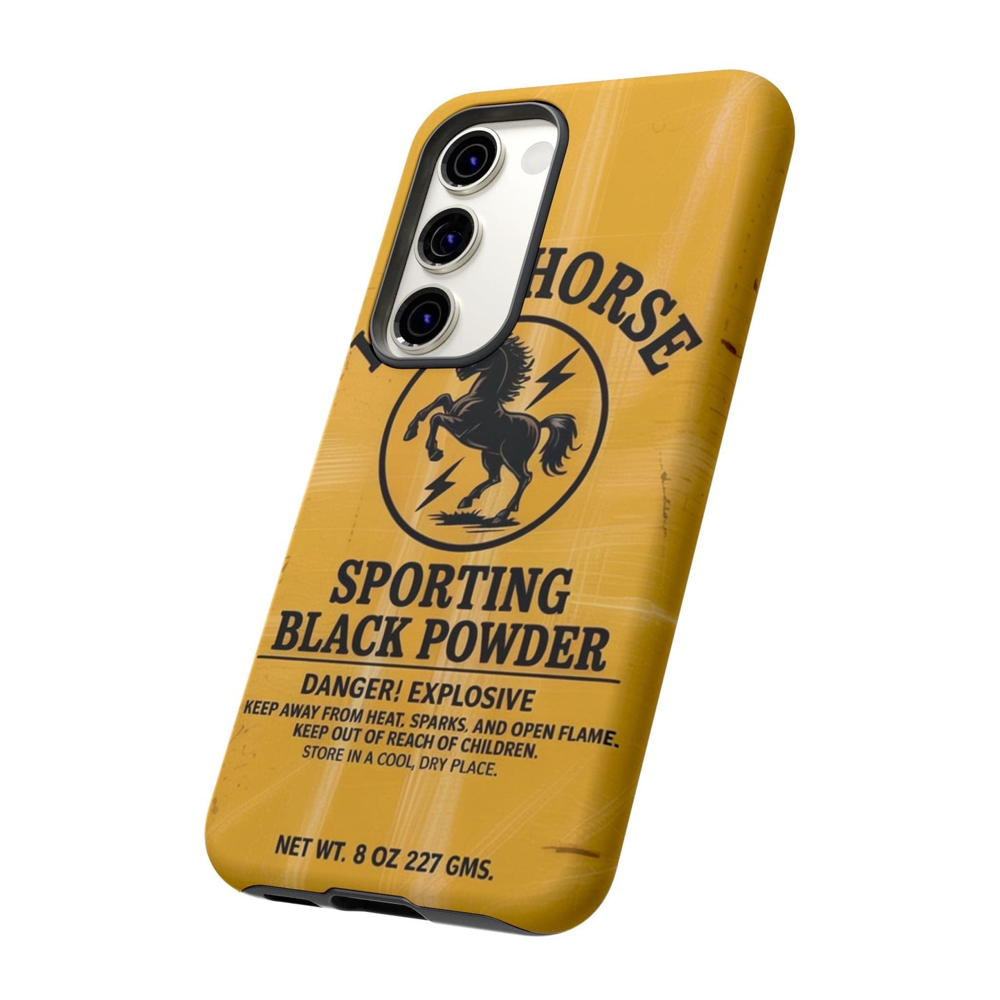 K-Factor Supply Co Iron Horse Black Powder Tough Android Case