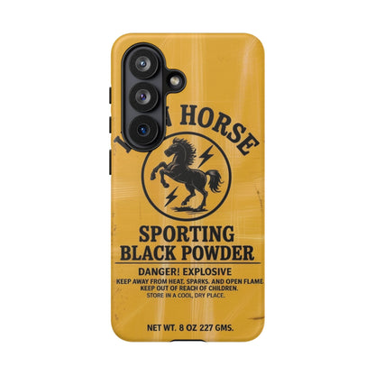 K-Factor Supply Co Iron Horse Black Powder Tough Android Case