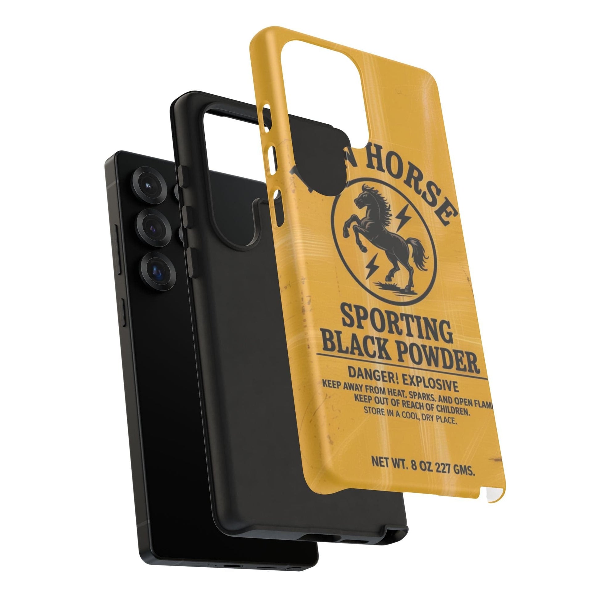 K-Factor Supply Co Iron Horse Black Powder Tough Android Case