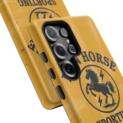 K-Factor Supply Co Iron Horse Black Powder Tough Android Case