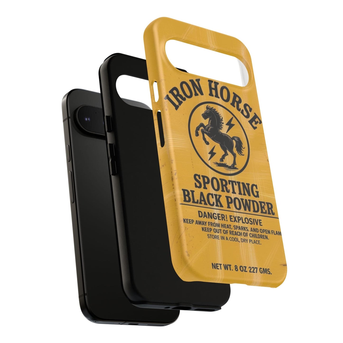 K-Factor Supply Co Iron Horse Black Powder Tough Android Case