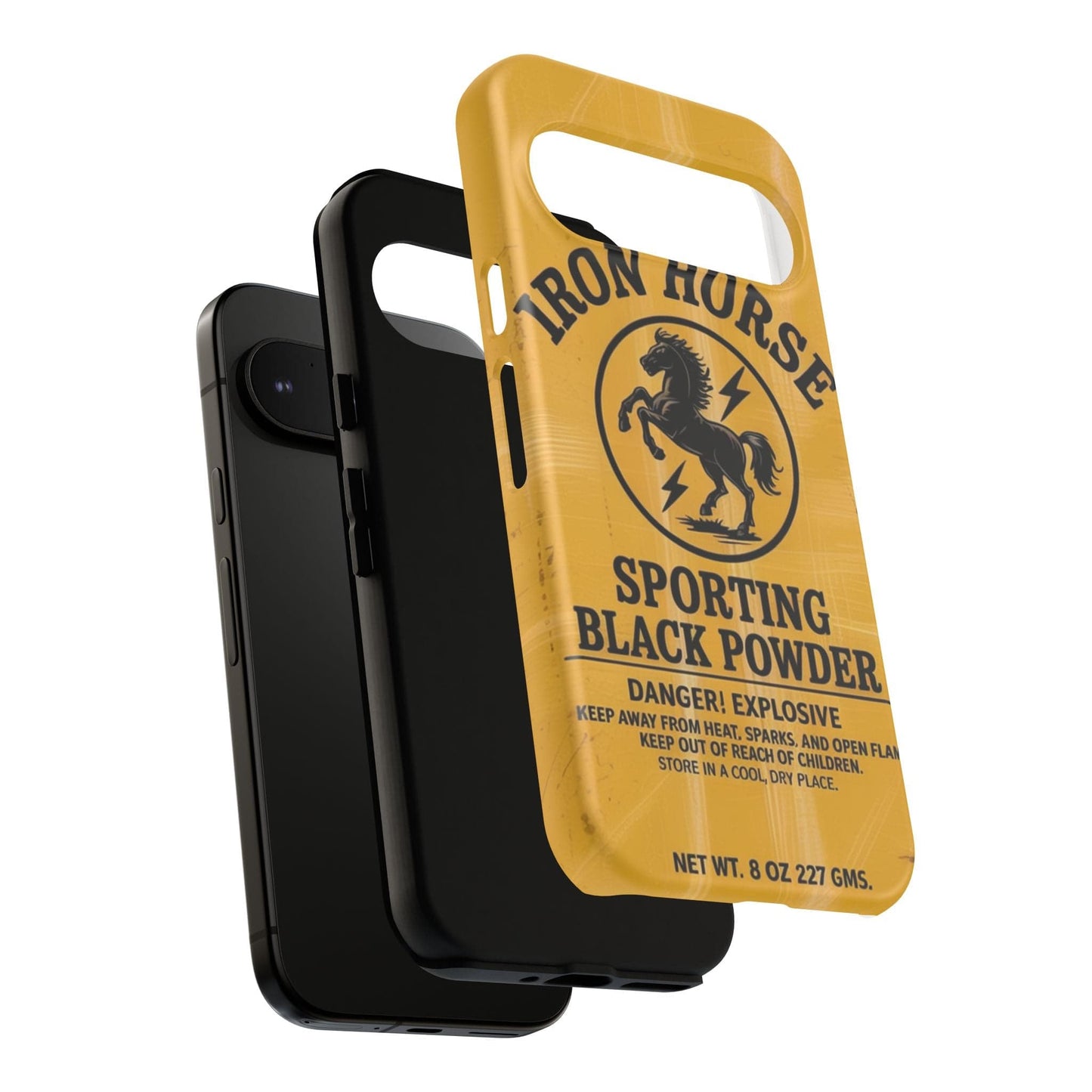 K-Factor Supply Co Iron Horse Black Powder Tough Android Case