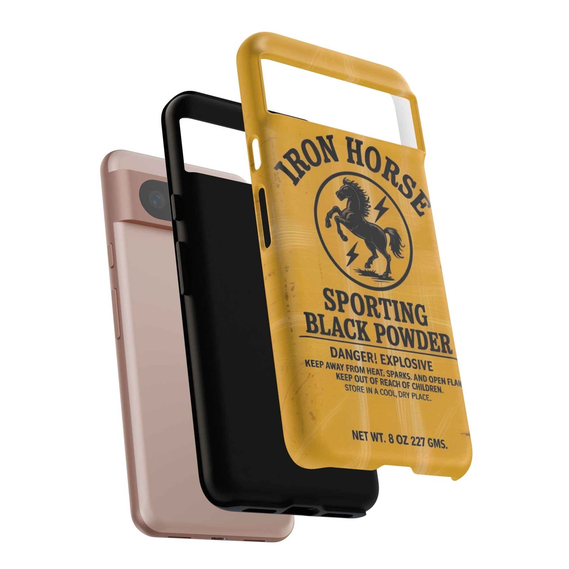 K-Factor Supply Co Iron Horse Black Powder Tough Android Case