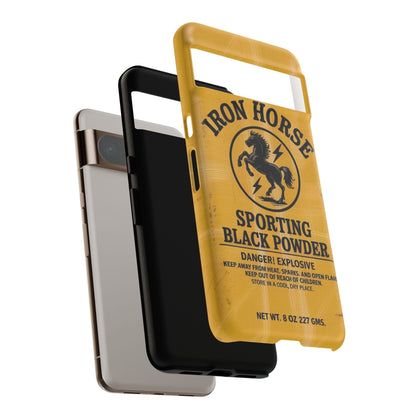 K-Factor Supply Co Iron Horse Black Powder Tough Android Case
