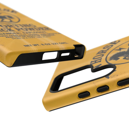 K-Factor Supply Co Iron Horse Black Powder Tough Android Case