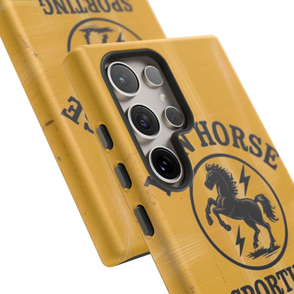 K-Factor Supply Co Iron Horse Black Powder Tough Android Case
