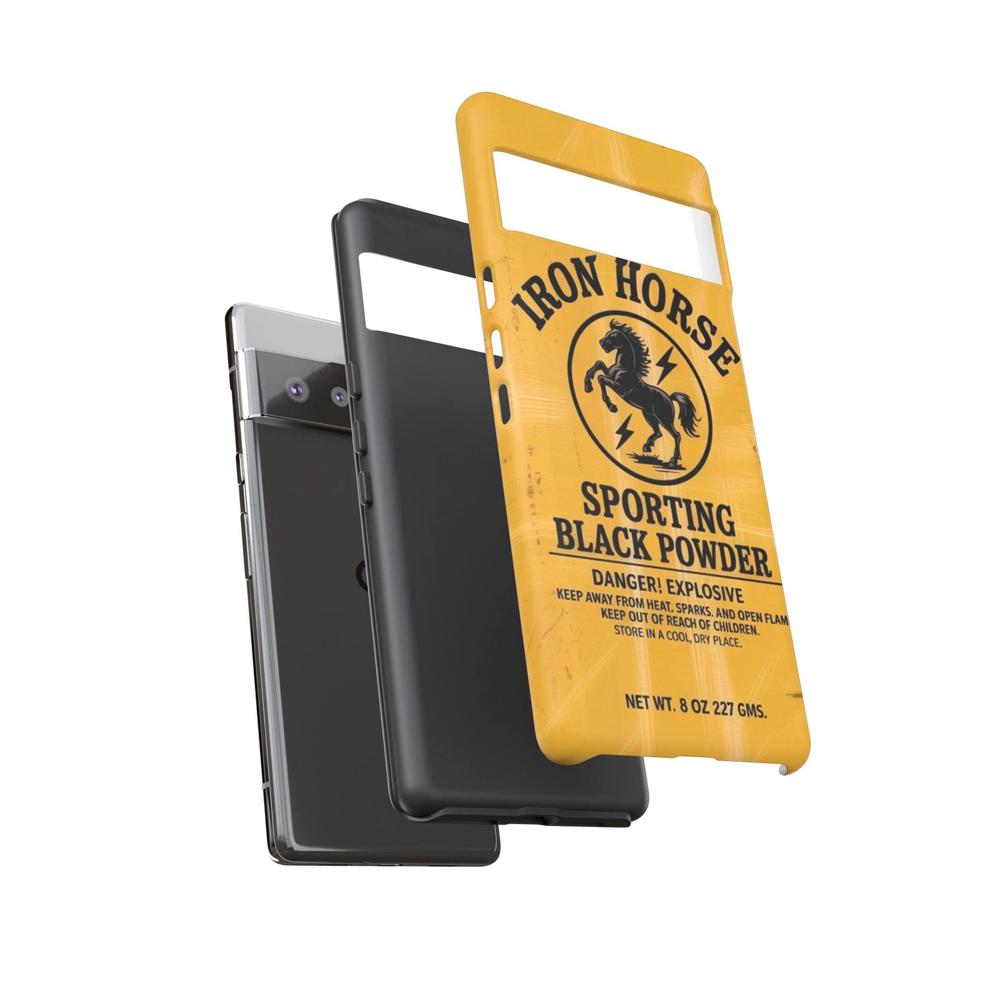 K-Factor Supply Co Iron Horse Black Powder Tough Android Case