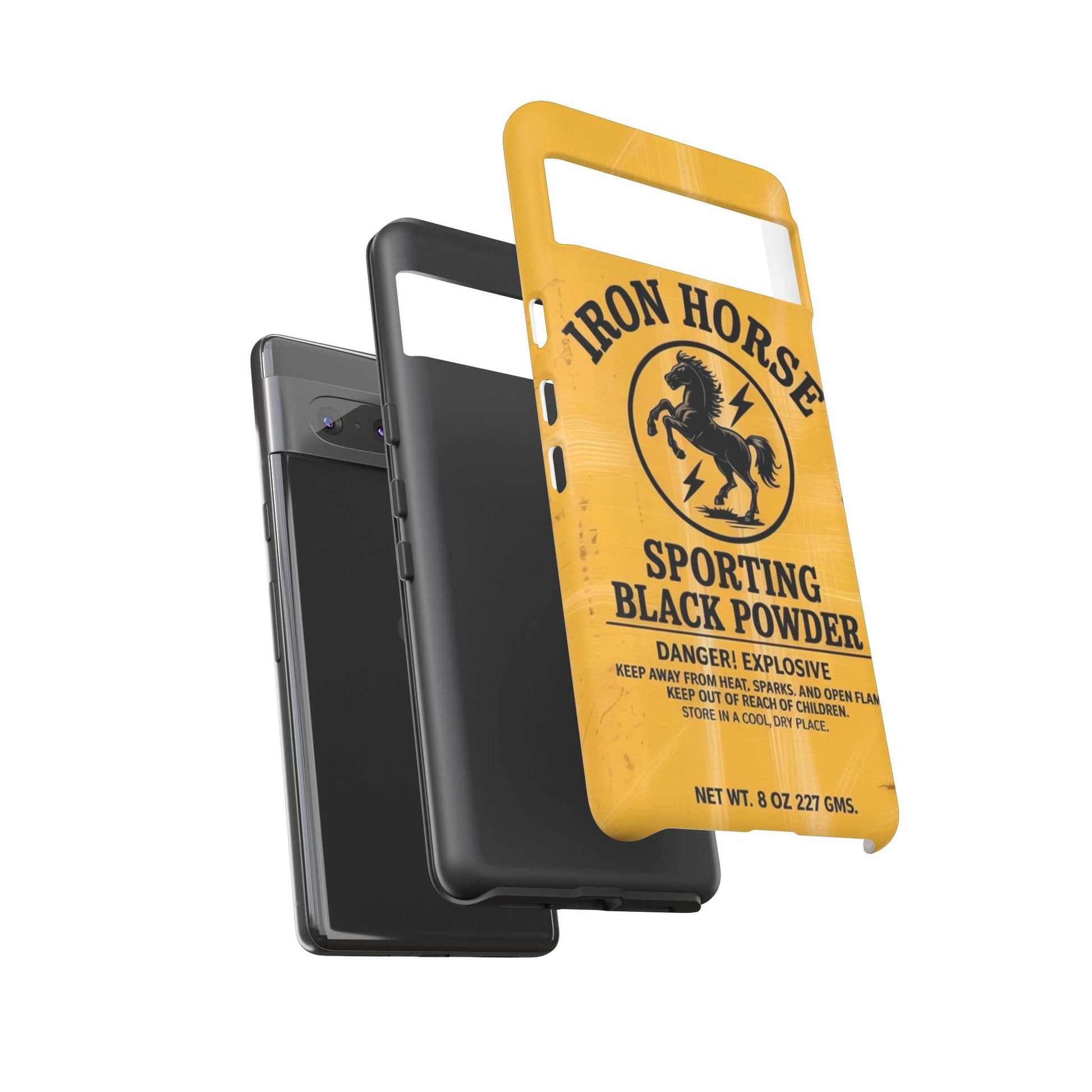 K-Factor Supply Co Iron Horse Black Powder Tough Android Case