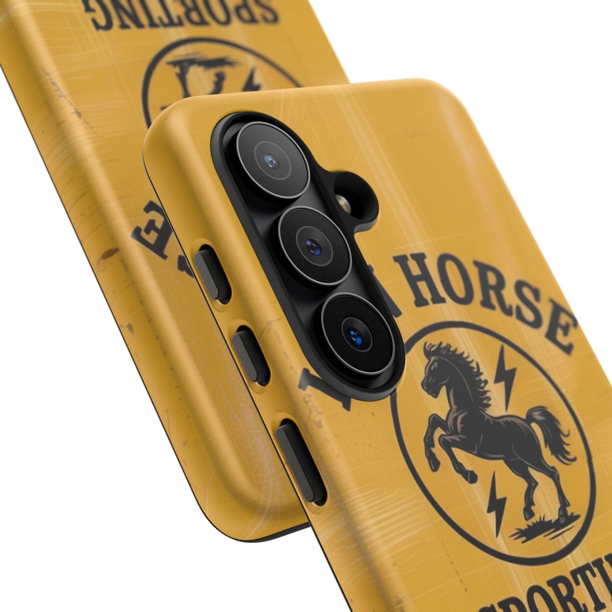 K-Factor Supply Co Iron Horse Black Powder Tough Android Case Samsung Galaxy S26 / Matte
