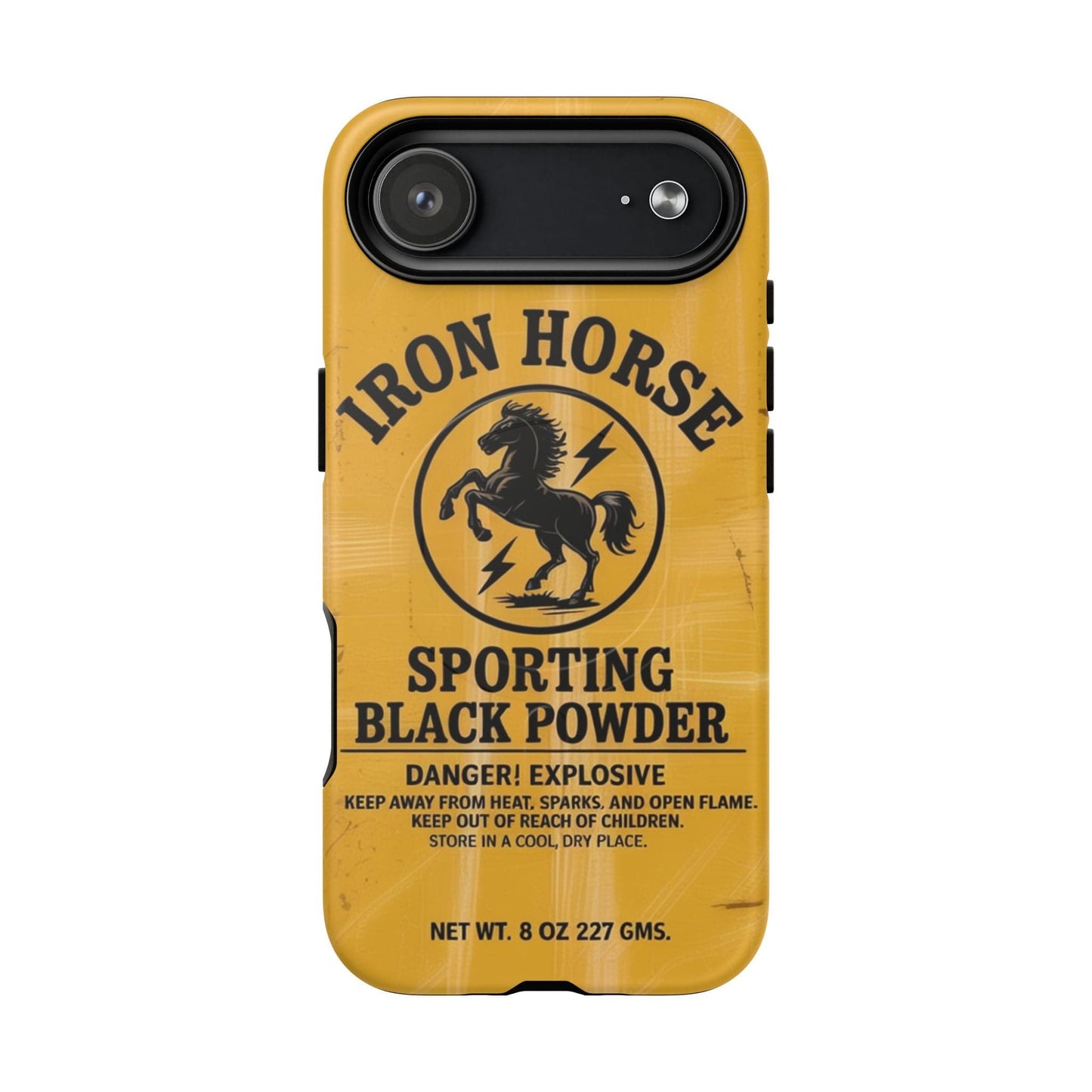 K-Factor Supply Co Iron Horse Black Powder Tough Magnetic iPhone Case iPhone 17 Air