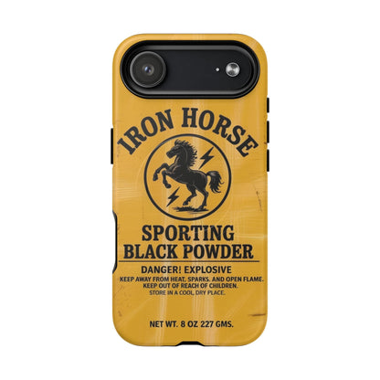 K-Factor Supply Co Iron Horse Black Powder Tough Magnetic iPhone Case iPhone 17 Air