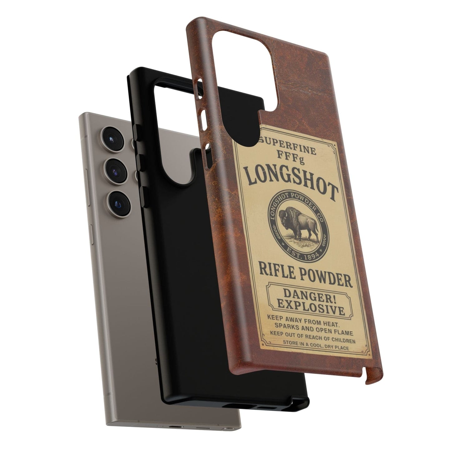K-Factor Supply Co Longshot Rifle Powder Tough Android Case