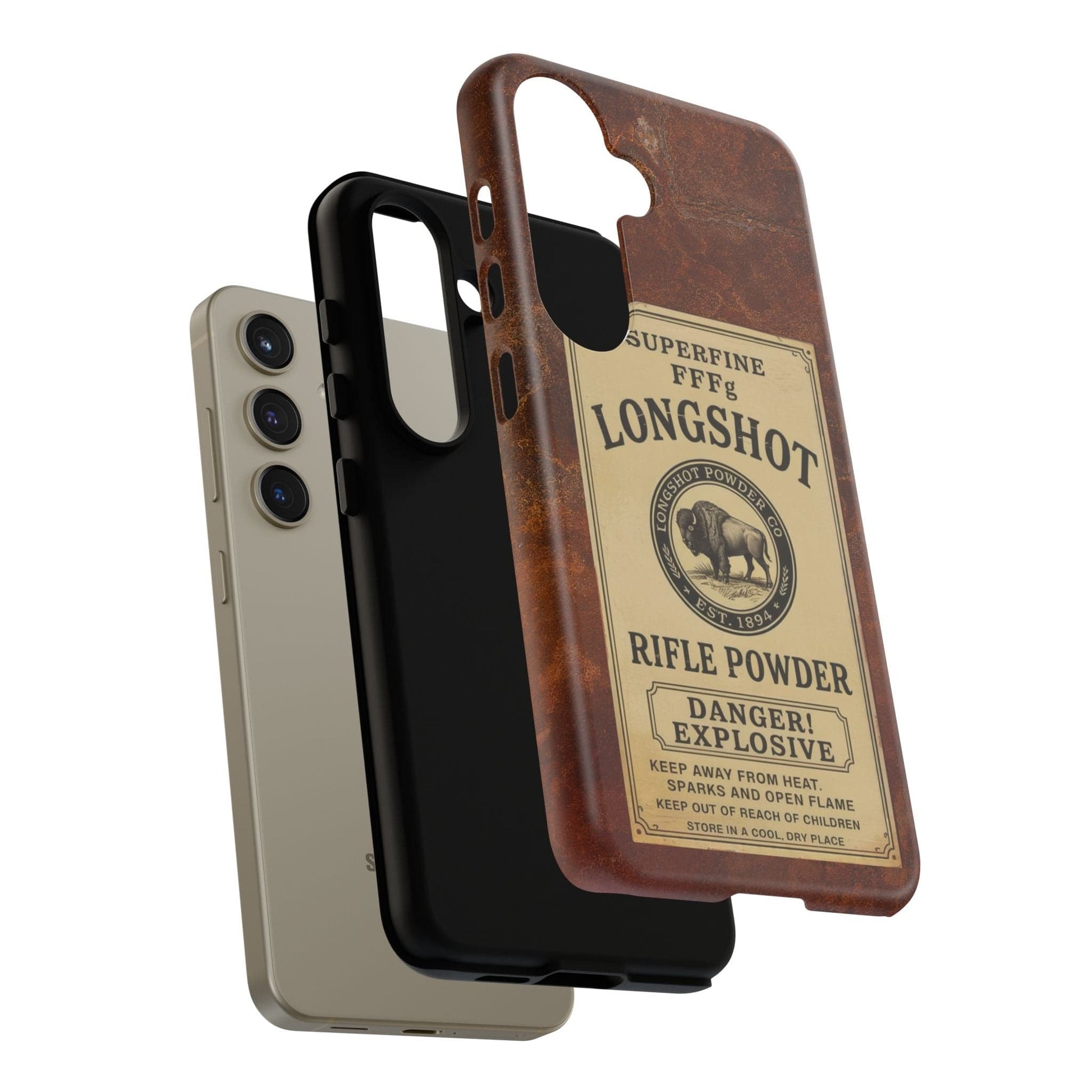 K-Factor Supply Co Longshot Rifle Powder Tough Android Case