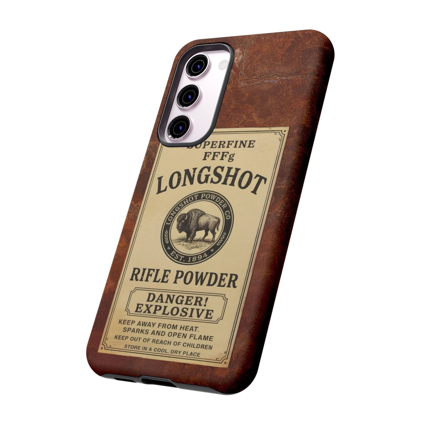 K-Factor Supply Co Longshot Rifle Powder Tough Android Case