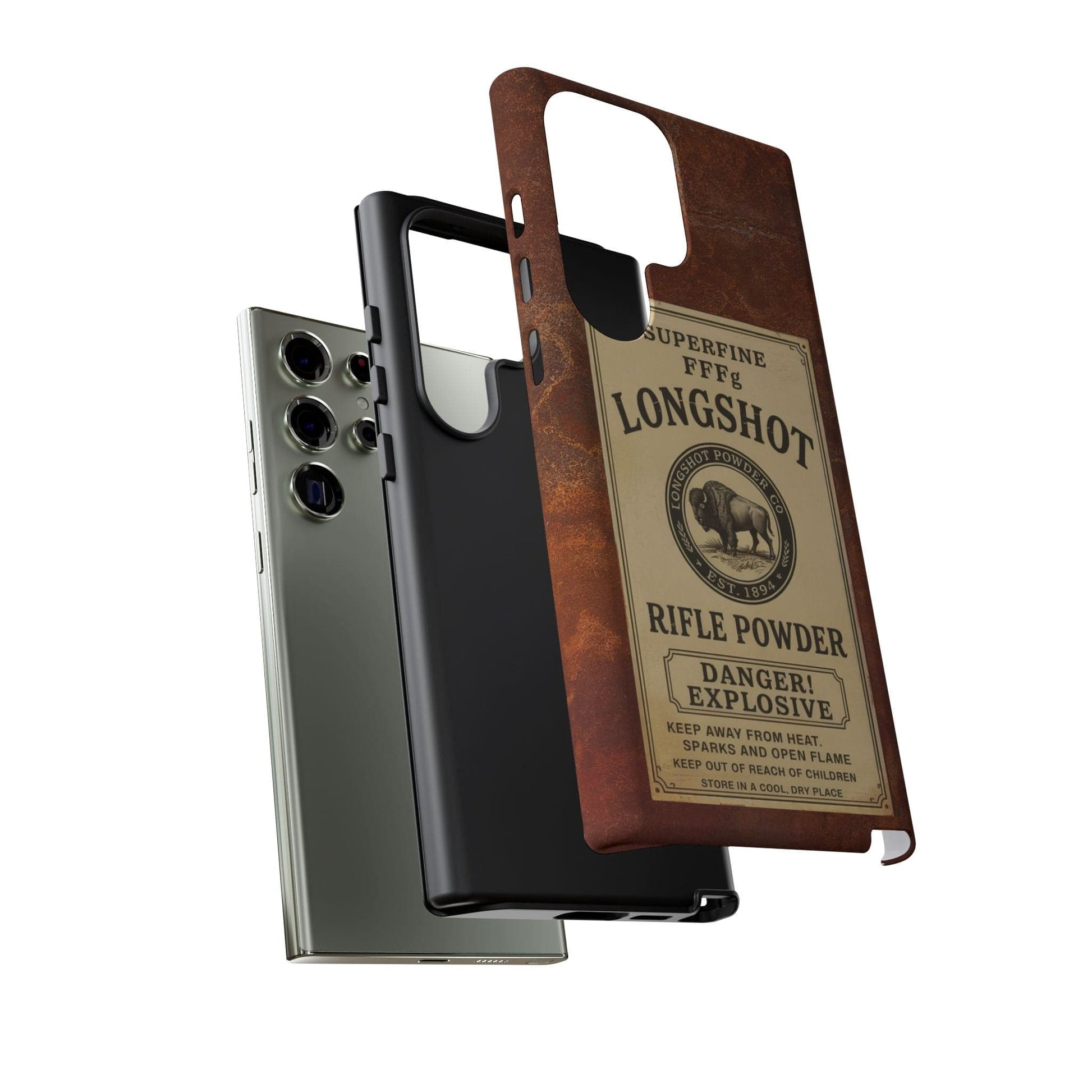 K-Factor Supply Co Longshot Rifle Powder Tough Android Case