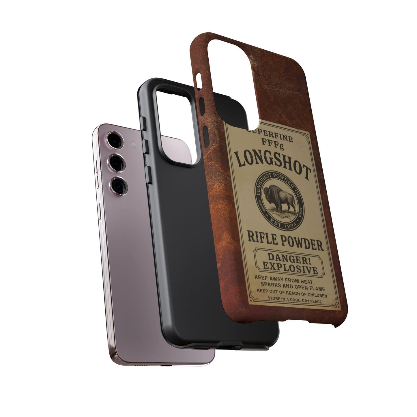 K-Factor Supply Co Longshot Rifle Powder Tough Android Case