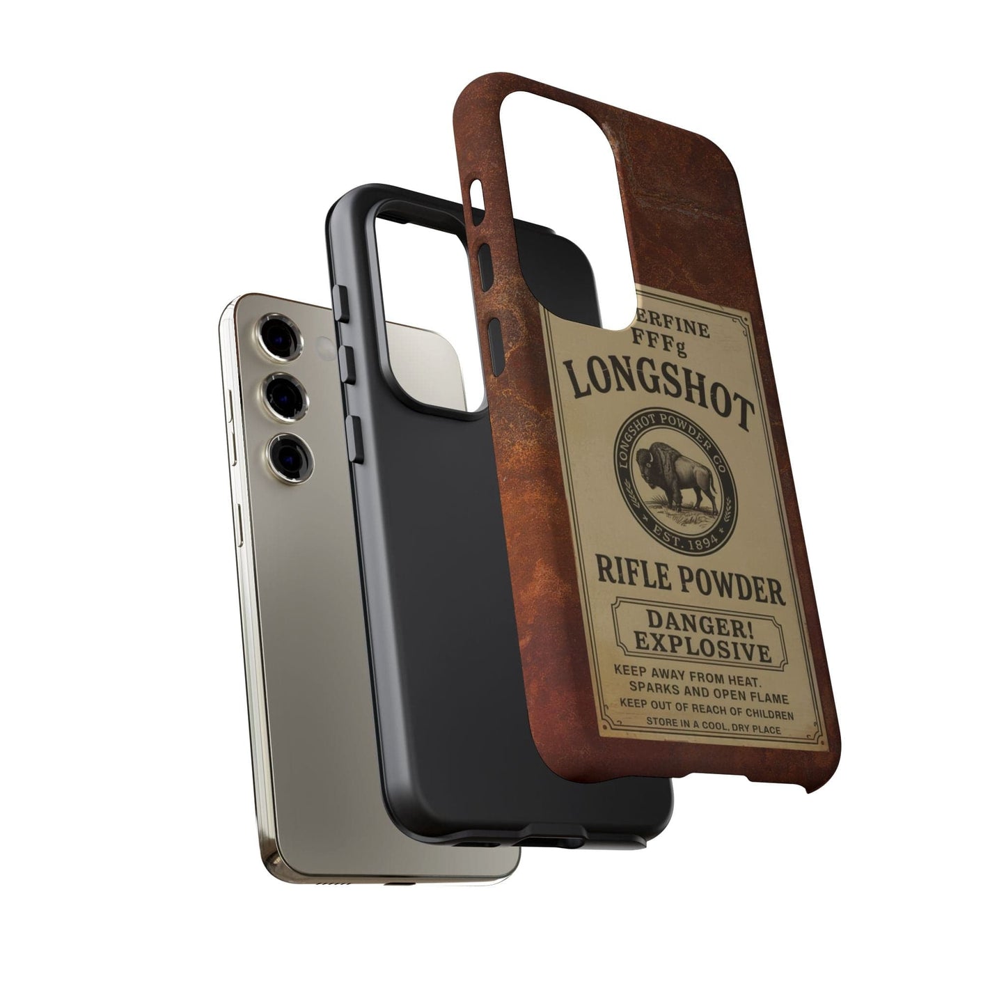 K-Factor Supply Co Longshot Rifle Powder Tough Android Case