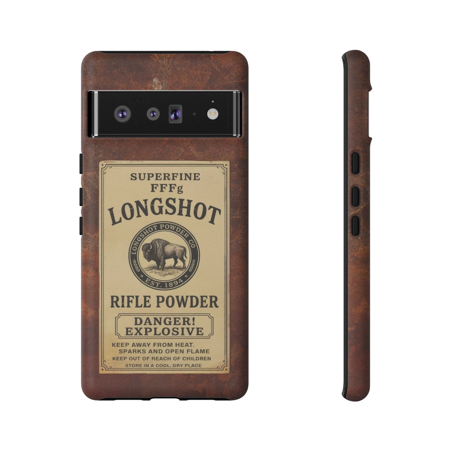 K-Factor Supply Co Longshot Rifle Powder Tough Android Case Google Pixel 6 Pro