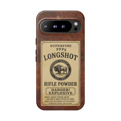 K-Factor Supply Co Longshot Rifle Powder Tough Android Case Google Pixel 9 Pro XL / Matte