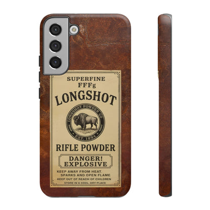 K-Factor Supply Co Longshot Rifle Powder Tough Android Case Samsung Galaxy S22 Plus / Matte
