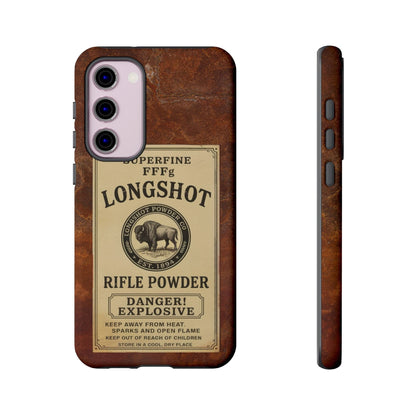 K-Factor Supply Co Longshot Rifle Powder Tough Android Case Samsung Galaxy S23 Plus