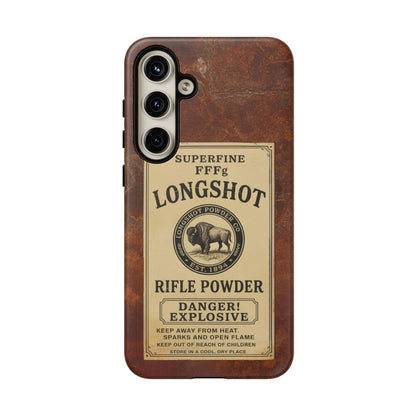 K-Factor Supply Co Longshot Rifle Powder Tough Android Case Samsung Galaxy S24 Plus