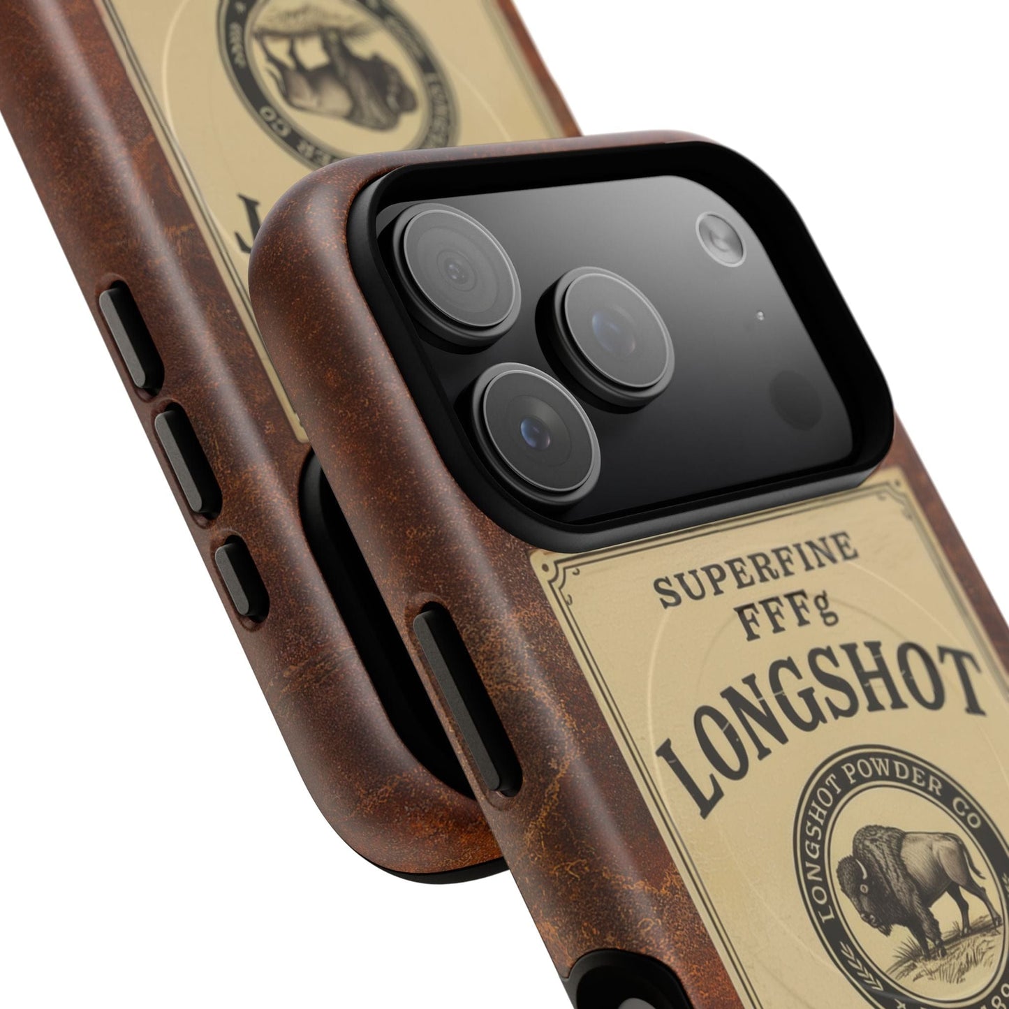K-Factor Supply Co Longshot Rifle Powder Tough Magnetic iPhone Case