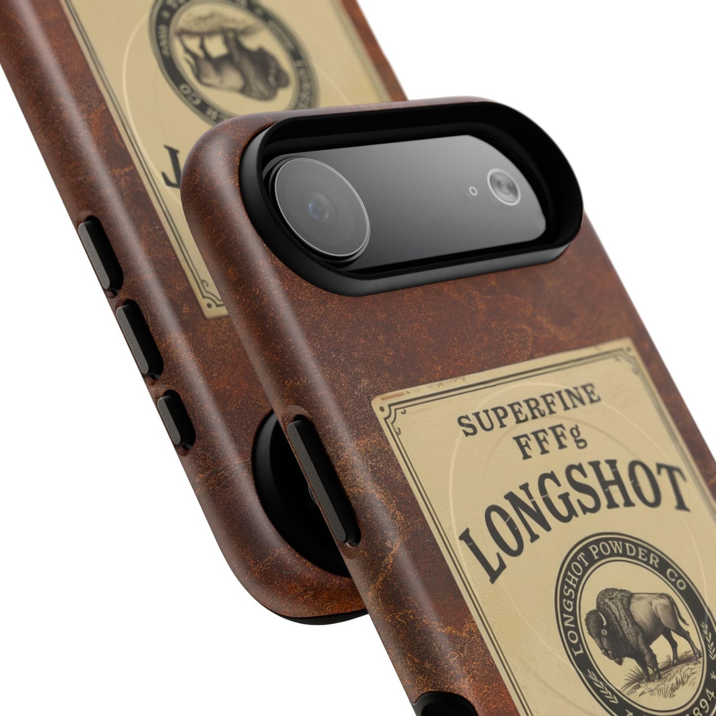 K-Factor Supply Co Longshot Rifle Powder Tough Magnetic iPhone Case