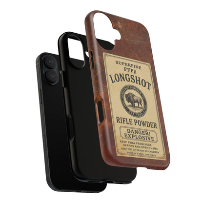 K-Factor Supply Co Longshot Rifle Powder Tough Magnetic iPhone Case