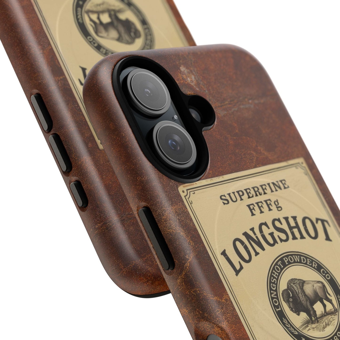 K-Factor Supply Co Longshot Rifle Powder Tough Magnetic iPhone Case