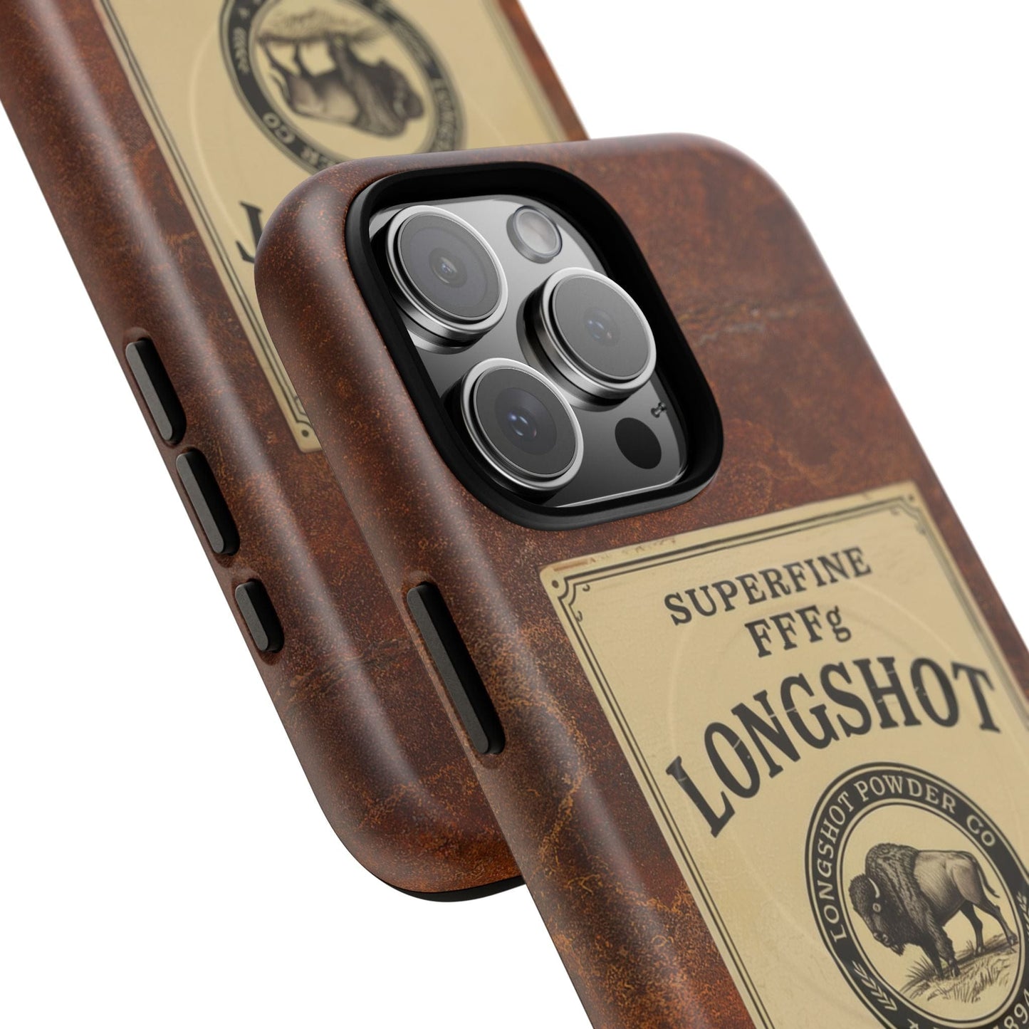 K-Factor Supply Co Longshot Rifle Powder Tough Magnetic iPhone Case