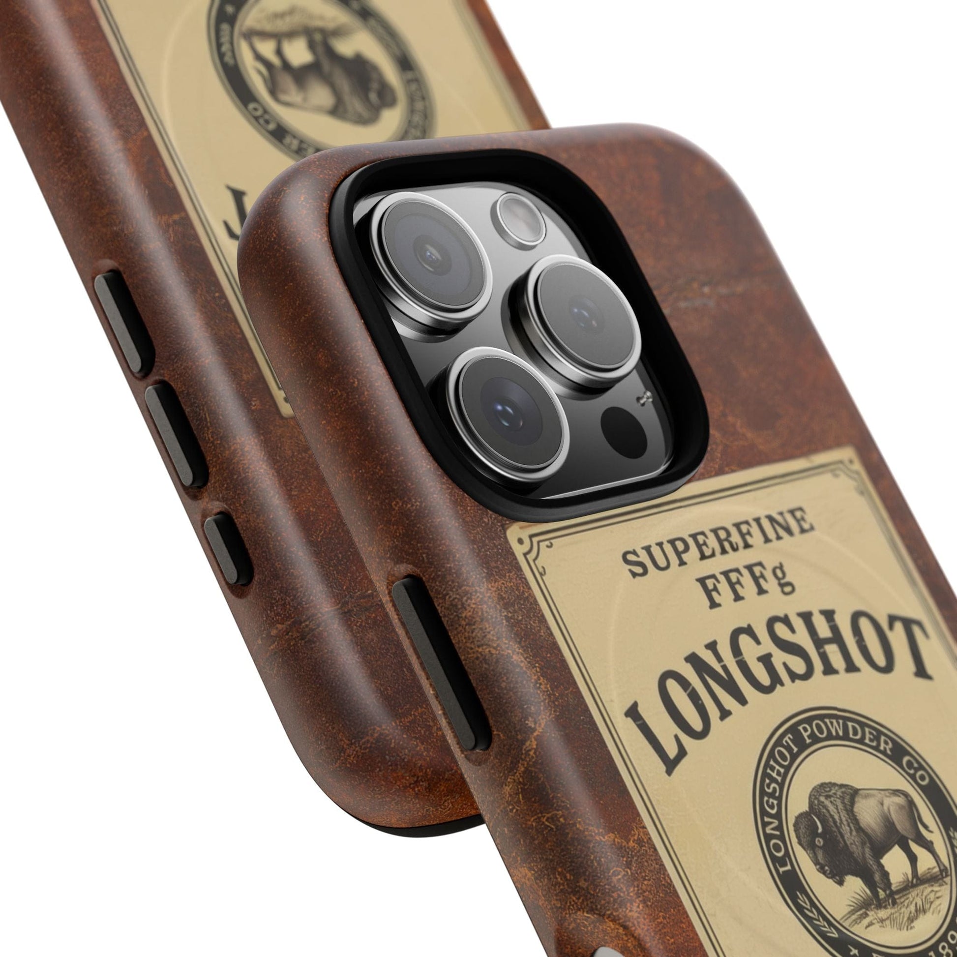 K-Factor Supply Co Longshot Rifle Powder Tough Magnetic iPhone Case