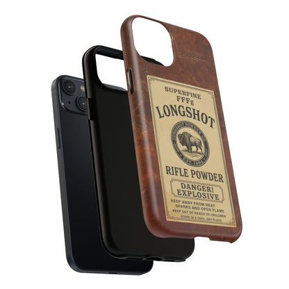 K-Factor Supply Co Longshot Rifle Powder Tough Magnetic iPhone Case
