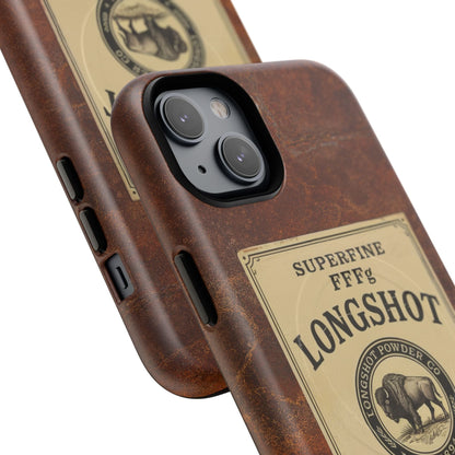 K-Factor Supply Co Longshot Rifle Powder Tough Magnetic iPhone Case