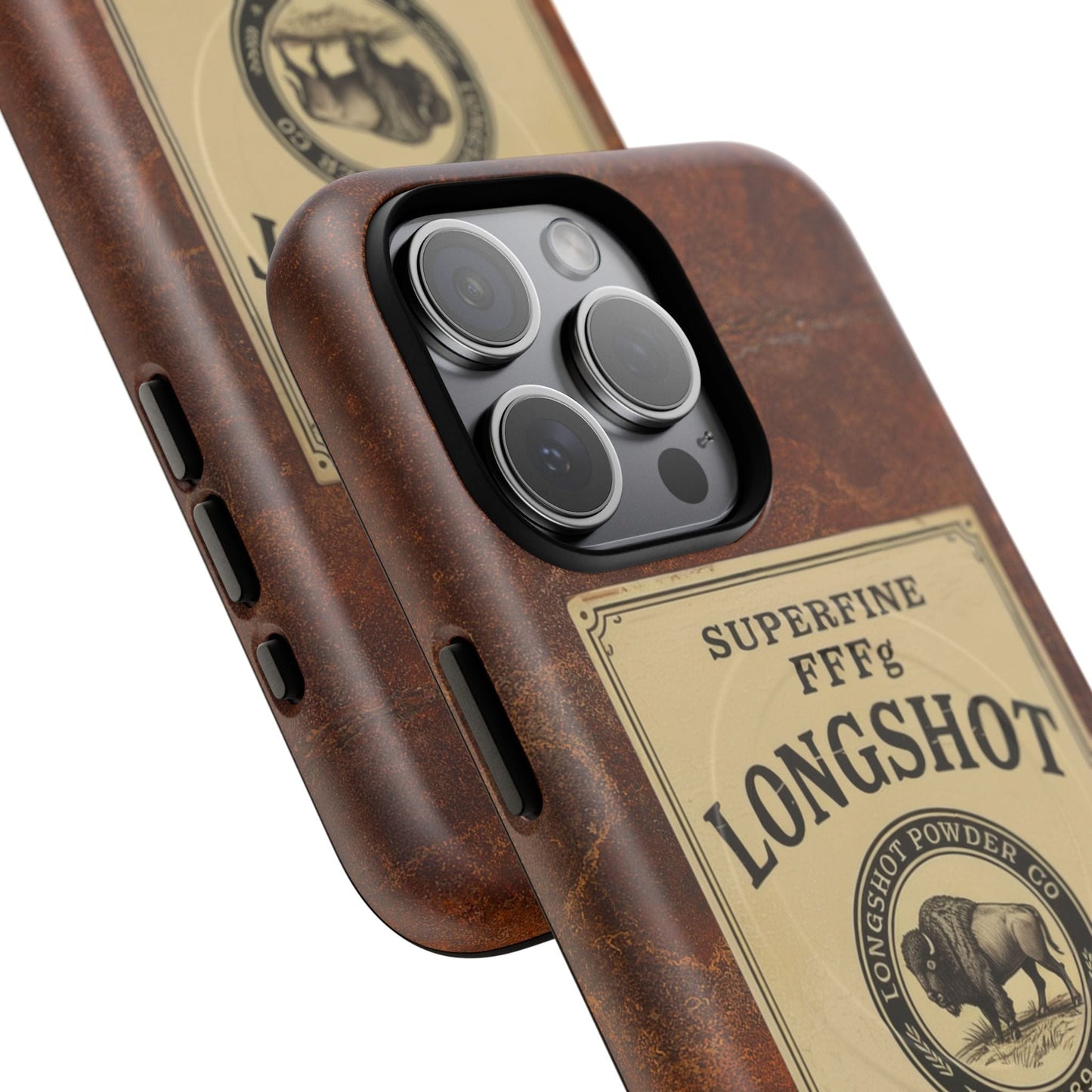 K-Factor Supply Co Longshot Rifle Powder Tough Magnetic iPhone Case