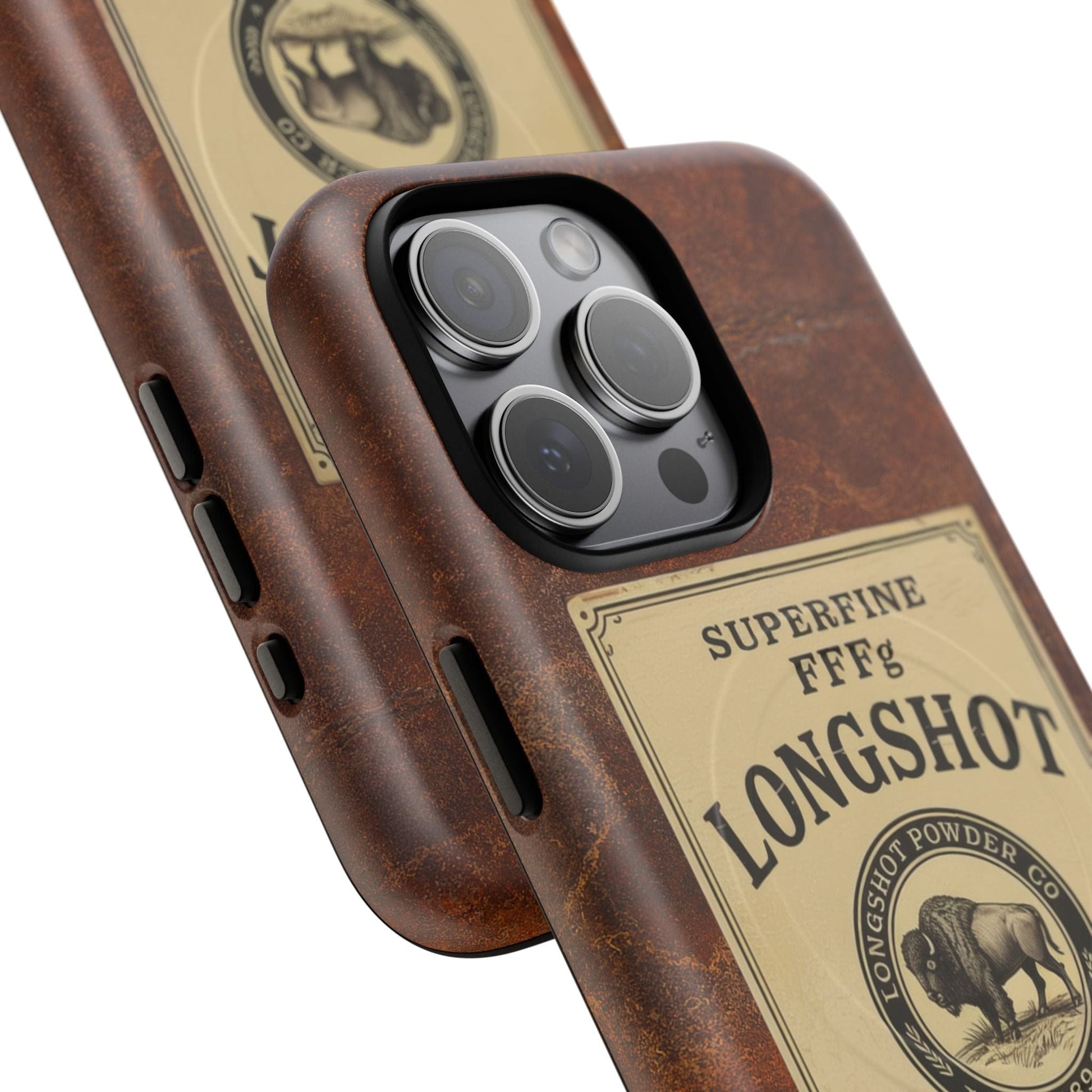K-Factor Supply Co Longshot Rifle Powder Tough Magnetic iPhone Case
