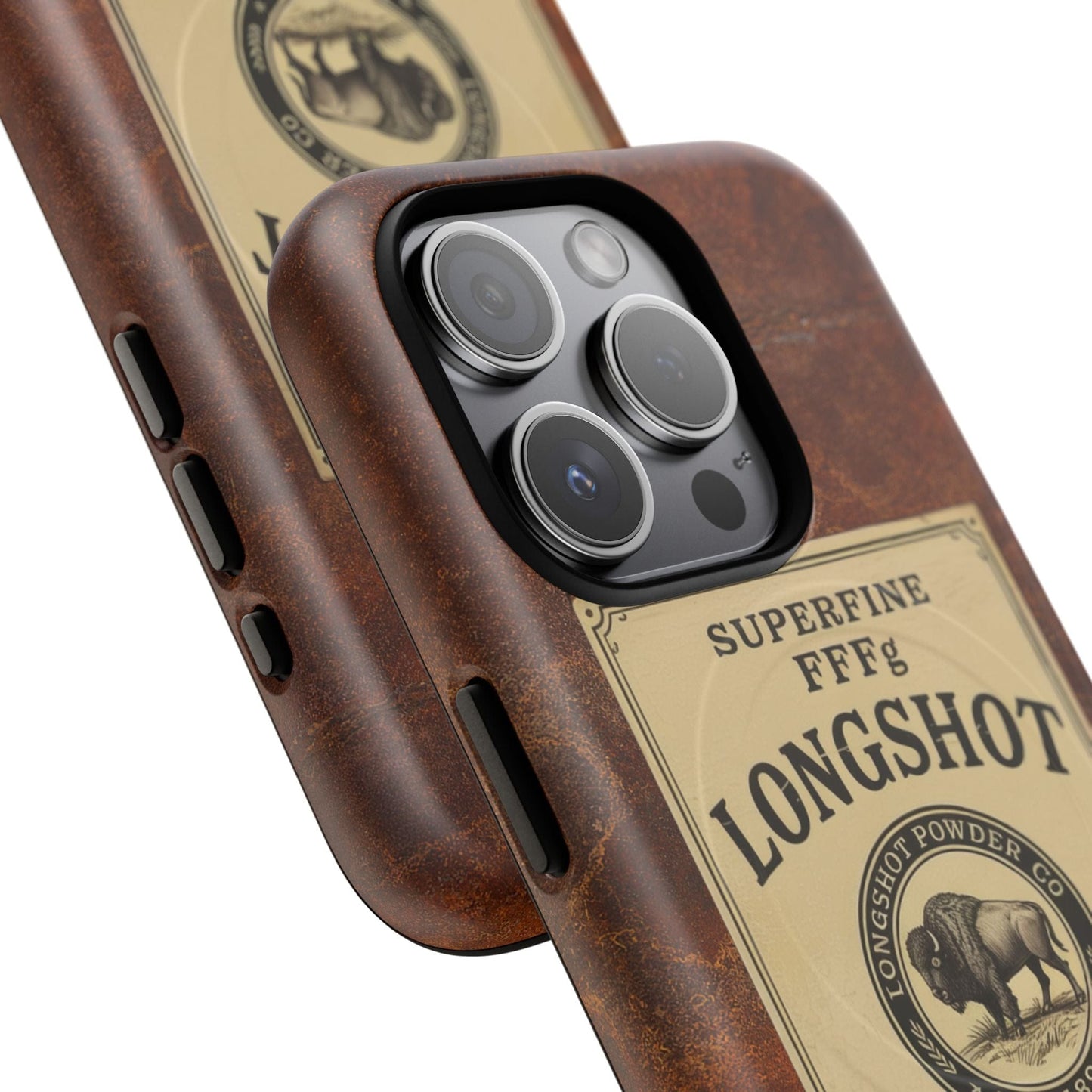 K-Factor Supply Co Longshot Rifle Powder Tough Magnetic iPhone Case