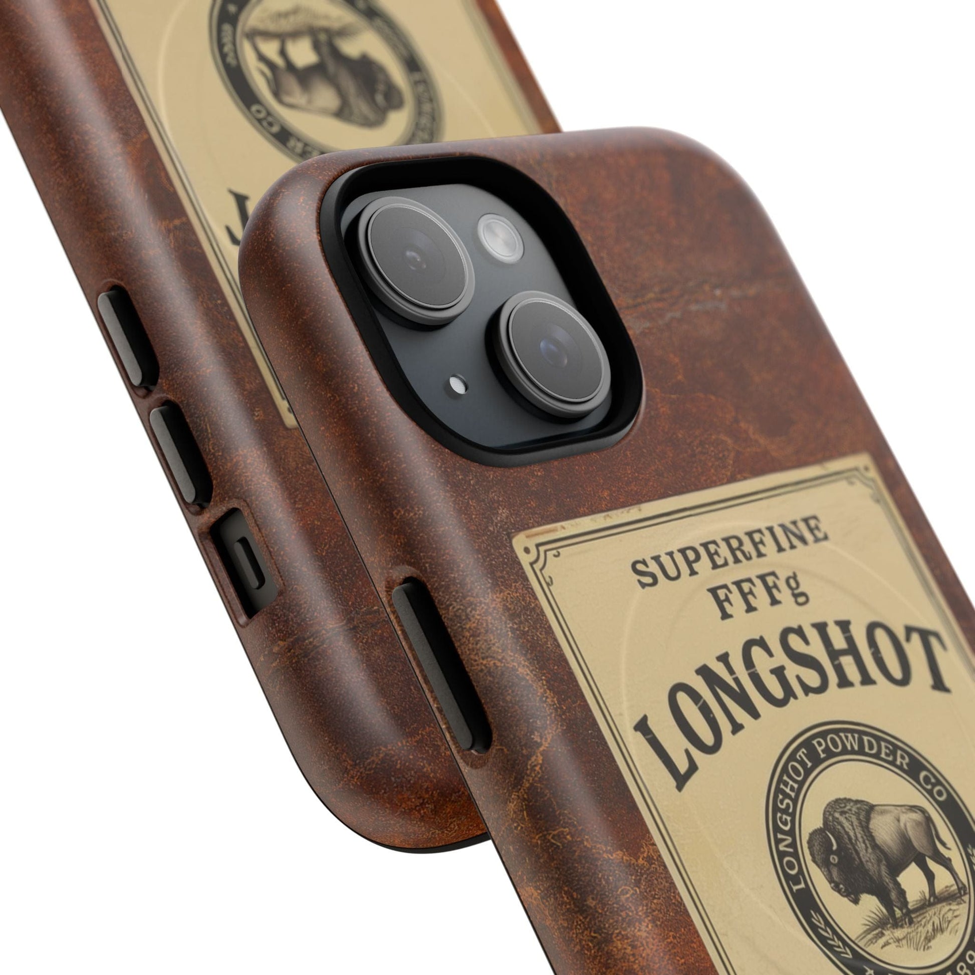 K-Factor Supply Co Longshot Rifle Powder Tough Magnetic iPhone Case