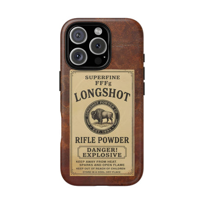 K-Factor Supply Co Longshot Rifle Powder Tough Magnetic iPhone Case iPhone 16 Pro