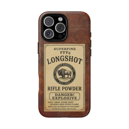 K-Factor Supply Co Longshot Rifle Powder Tough Magnetic iPhone Case iPhone 16 Pro Max