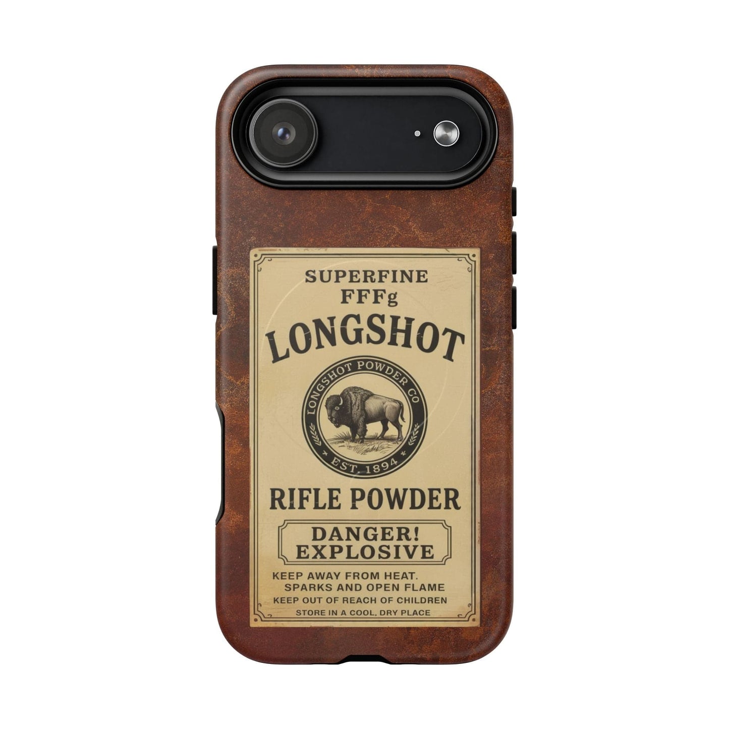 K-Factor Supply Co Longshot Rifle Powder Tough Magnetic iPhone Case iPhone 17 Air